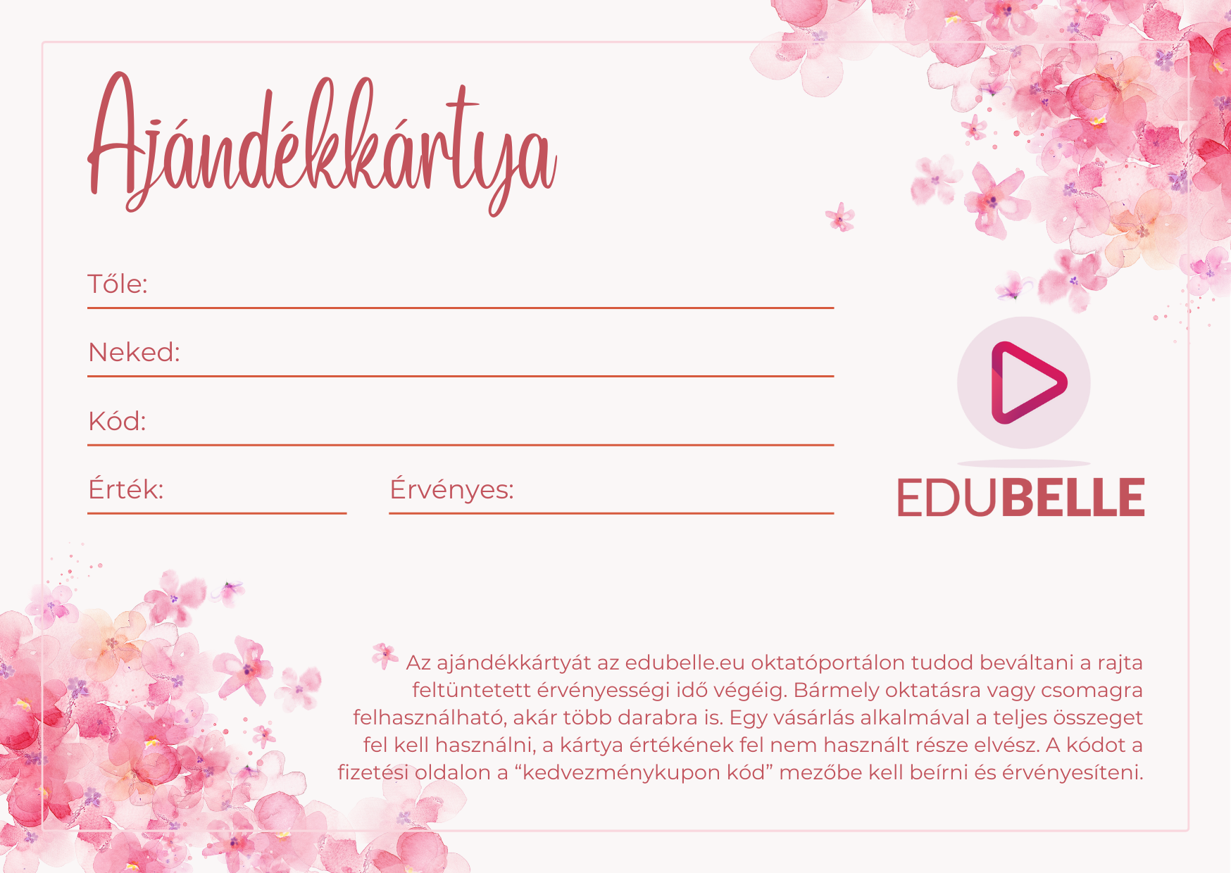 Ajándékkártya